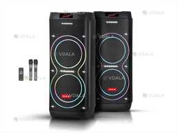 Портативная акустическая колонка ZXX-5560 (100 Вт, 2×10) - VDALA.PRO