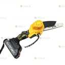 Аккумуляторная цепная пила с шиной 8 дюймов в кейсе (24V, 2 АКБ. Желта - VDALA.PRO - 2