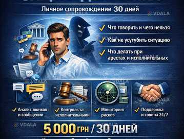 Защита должника | Личное сопровождение 30 дней - VDALA.PRO