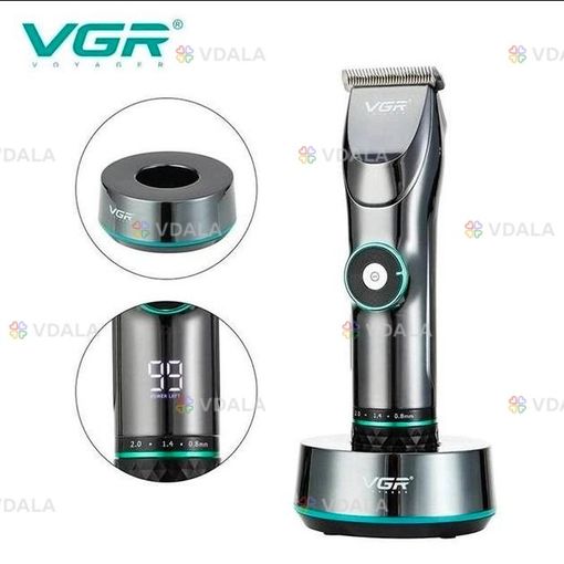 Мощная профессиональная машинка для стрижки с подставкой VGR V-256 / У - VDALA.PRO
