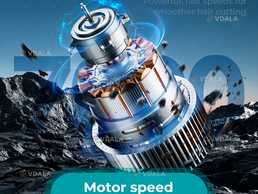 Аккумуляторная машинка для стрижки vgr V-662 green, 7000 rpm, 6 насадо - VDALA.PRO