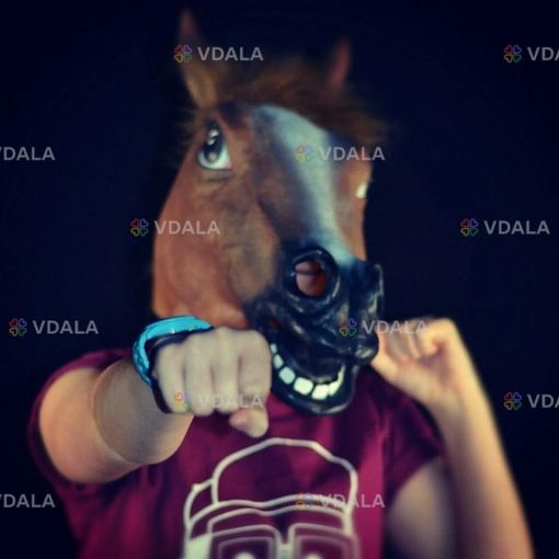 Маска латексная Конь Бо Джек супер реалистичная - VDALA.PRO