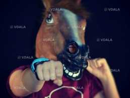 Маска латексная Конь Бо Джек супер реалистичная - VDALA.PRO