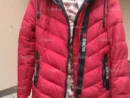 Червона зимова куртка - VDALA.PRO