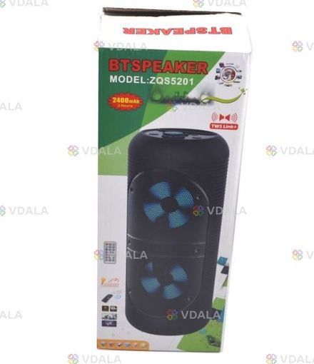 Портативная колонка ZQS-5201 (19х19х48) - VDALA.PRO