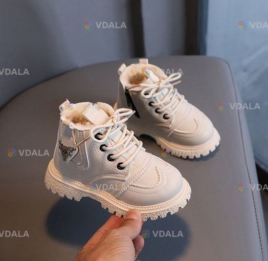 Зимние теплые ботинки для детей на меху размер 21 - 30 - VDALA.PRO