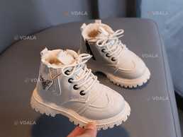 Зимние теплые ботинки для детей на меху размер 21 - 30 - VDALA.PRO