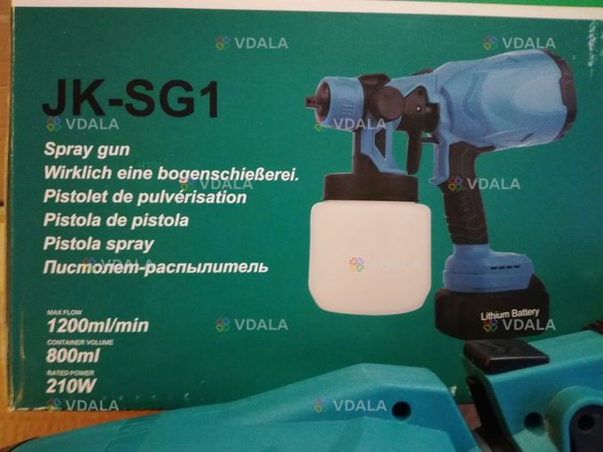 Аккумуляторный краскопульт - VDALA.PRO