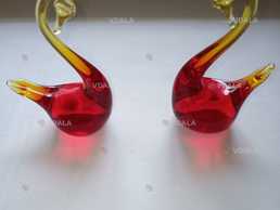 Вантажні колекційні лебеді з муранського скла. - VDALA.PRO