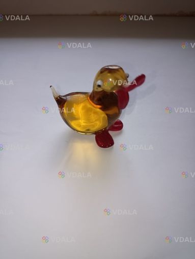 Колекційна фігурка качки, виготовлена вручну з муранського скла. - VDALA.PRO