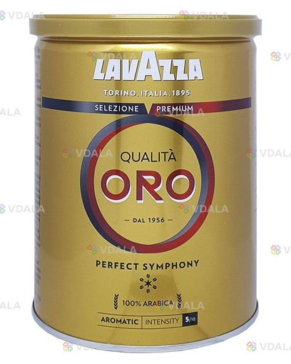Кава Lavazza Qualita Oro мелена 250 г в металевій банці - VDALA.PRO