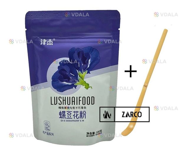 Чай Анчан Матча блакитна TM JinJie 100 г з ложкою - VDALA.PRO