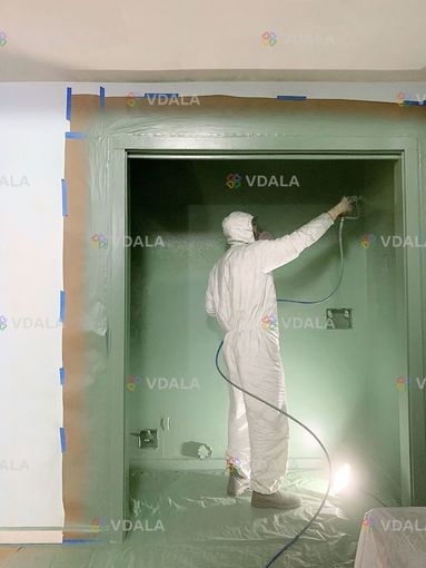 БЕЗПОВІТРЯНЕ фарбування комерційних та промислових приміщень Малярка - VDALA.PRO