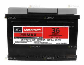 Автомобільний акумулятор motorcraft 12 V, 590 Ah, Ford BXT90T5590 - VDALA.PRO