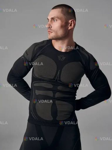 Комплект зимової термобілизни Скорпіон, чорний - VDALA.PRO