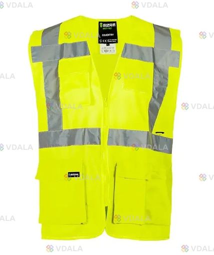 Жилет сигнальний світловідбиваючий Sizam Coventry Жовтий M - VDALA.PRO