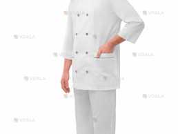 Уніформа для кухарів чоловіча біла - VDALA.PRO