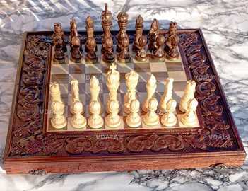 Шахи шашки нарди Королівська лілія 55х55см - VDALA.PRO