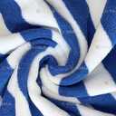 Рушник Cabana бавовна /махра - банні пляжні в басейн Біло - синій - VDALA.PRO - 3