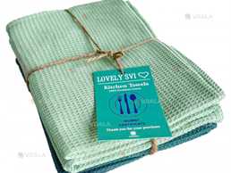 Набір кухонних вафельних рушників 4 шт - VDALA.PRO