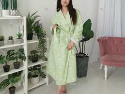 Вафельний халат Luxyart Кімоно розмір (50-52) L 100% бавовна - VDALA.PRO