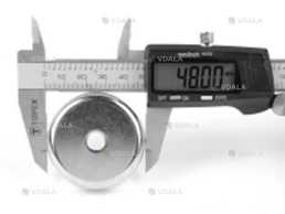 Магніт в металевому корпусі під потай A48 - VDALA.PRO