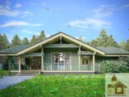 Купити зруб дерев’яного будинку під ключ - VDALA.PRO