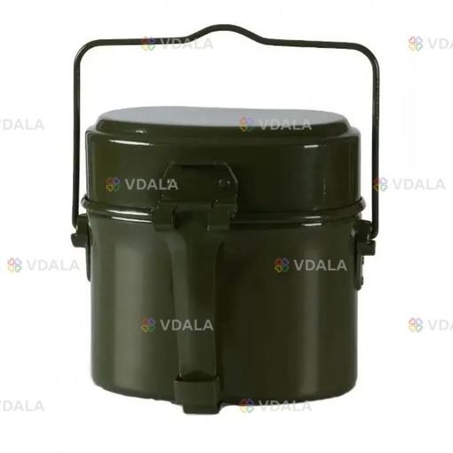 Котелок армейский походный алюминиевый из 3-х предметов - VDALA.PRO