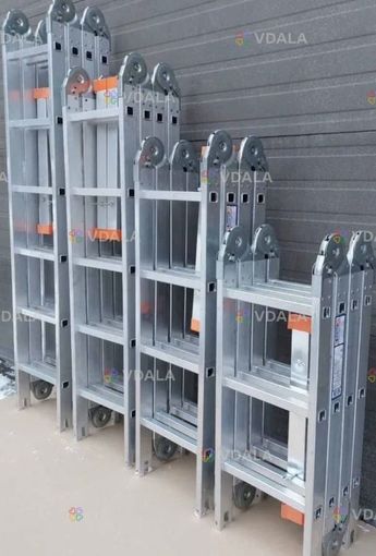 Лестница стремянка алюминиевая секциональная трансформер,оплата частям - VDALA.PRO