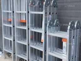 Лестница стремянка алюминиевая секциональная трансформер,оплата частям - VDALA.PRO