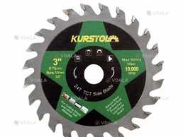 Диск Пильний tct Saw Blade kurstol 75 мм 3 24T Твердый Сплав Купить - VDALA.PRO