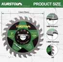 Диск Пильний tct Saw Blade kurstol 75 мм 3 24T Твердий Сплав Купити - VDALA.PRO - 2