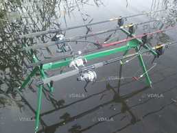 Підставка Род Под на 4 вудилища Rod Pod, подарунок рибалці (відео) - VDALA.PRO