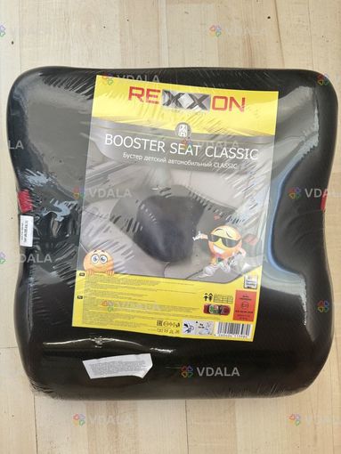 Бустер Дитяче Автокрісло для авто Rexxon BUBU чорне Нове Автокресло - VDALA.PRO