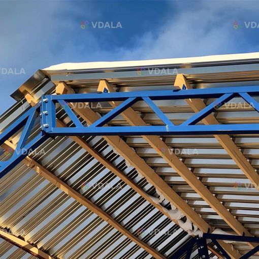 Профнастил покрівельний ПК-35 для ангарів,складів, зерносховищ від вир - VDALA.PRO