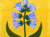 Картина - миниатюра * Цветок*. Акрил, картон, 20*20 см - VDALA.PRO - 1