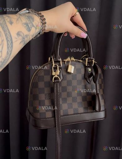 шкіряна сумка Louis Vuitton Alma Monogram Canvas, lv , луи витон - VDALA.PRO