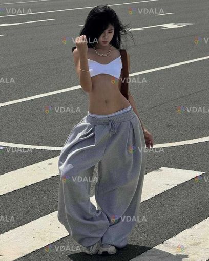 спортивні штани оверсайз (двухнитка) штаны - VDALA.PRO