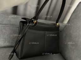 Сумка Balenciaga Rodeo black/cold premium, беленсіага - VDALA.PRO