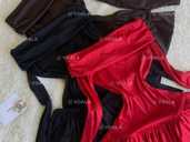 3 кольори Вечірня сукня з воланами та відкритими плечима платье - VDALA.PRO - 1