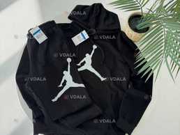 Чорний костюм Air Jordan | Аир Джордан штани і худі - VDALA.PRO