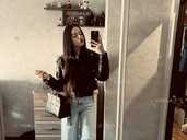 Джинсы с разрезами на коленях - VDALA.PRO - 1