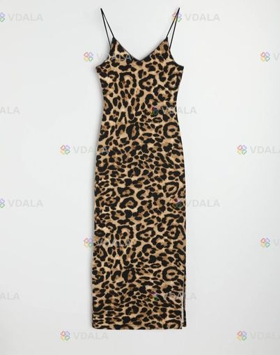 Міді сукня з леопардовим принтом - VDALA.PRO