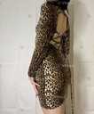Леопардова сукня з шикарним вирізом на шнурівці - 2 Леопардова сукня з шикарним вирізом на шнурівці - VDALA.PRO - 2