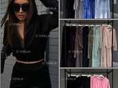 Велюровий костюм, 21 колір в наявності, ОПТ, роздріб, Батал - VDALA.PRO - 1