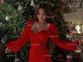 Вечірня червона сукня - VDALA.PRO - 1