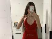 трендове плаття червоне plt y2k розмір xs-s - 1 трендове плаття червоне plt y2k розмір xs-s - VDALA.PRO - 1