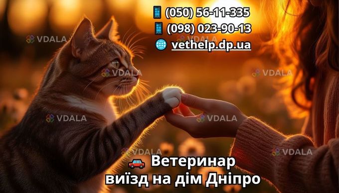 Кастрація кота на дому Дніпро Ветеринар Дніпро - VDALA.PRO