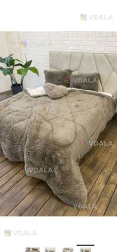 Меховое одеяло с подушками - VDALA.PRO