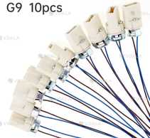 Керамічні патрони для ламп з цоколем G9. Нові. Комплект 10 шт. - VDALA.PRO